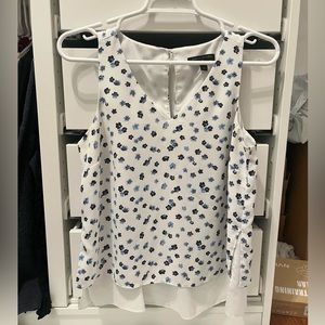 Banana Republic 2-layer Flowery Tank